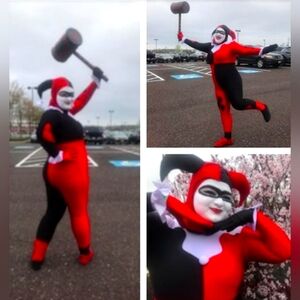 Comic book Harley Quinn suit